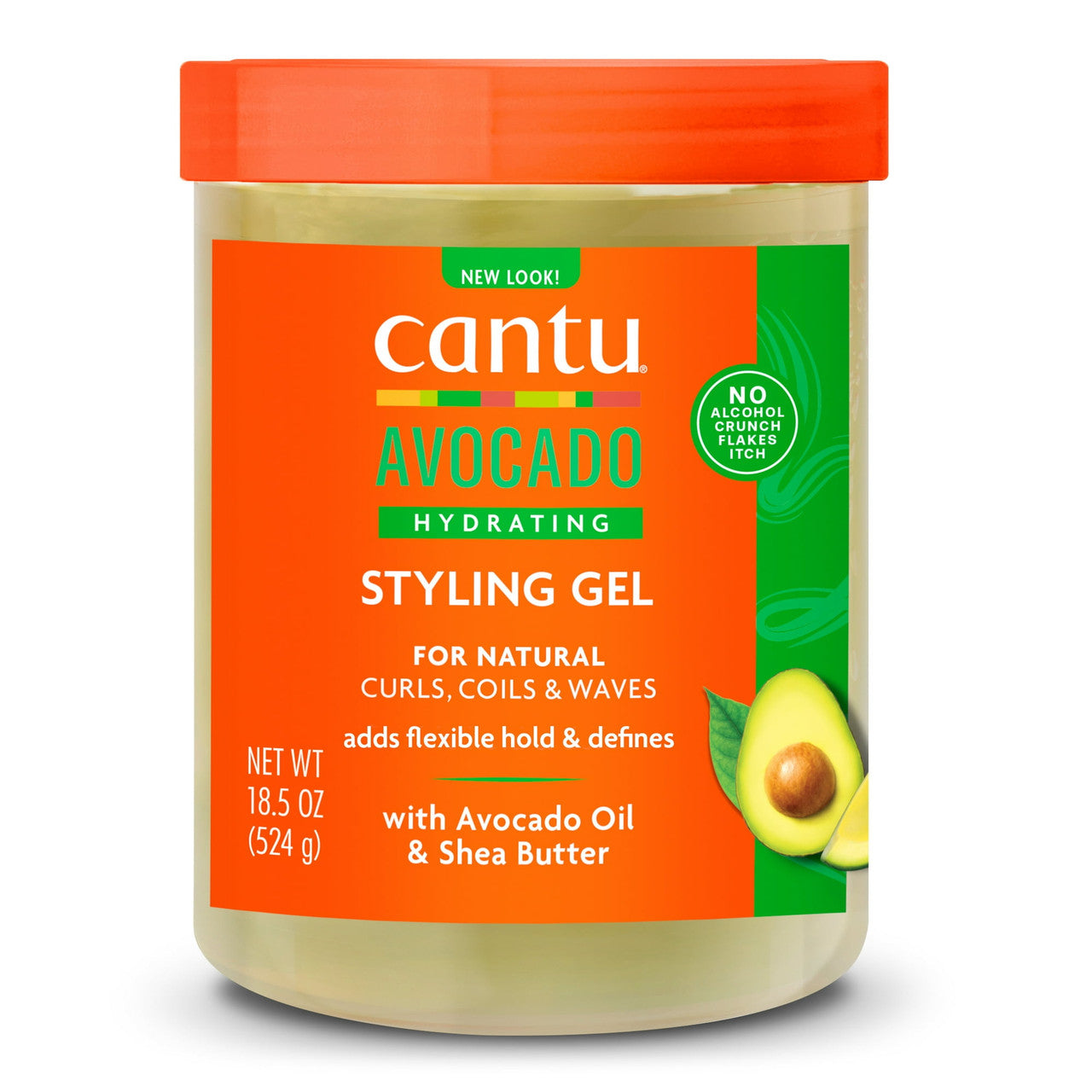Cantu Avocado Styling Hydrating Gel, 18.5 Oz